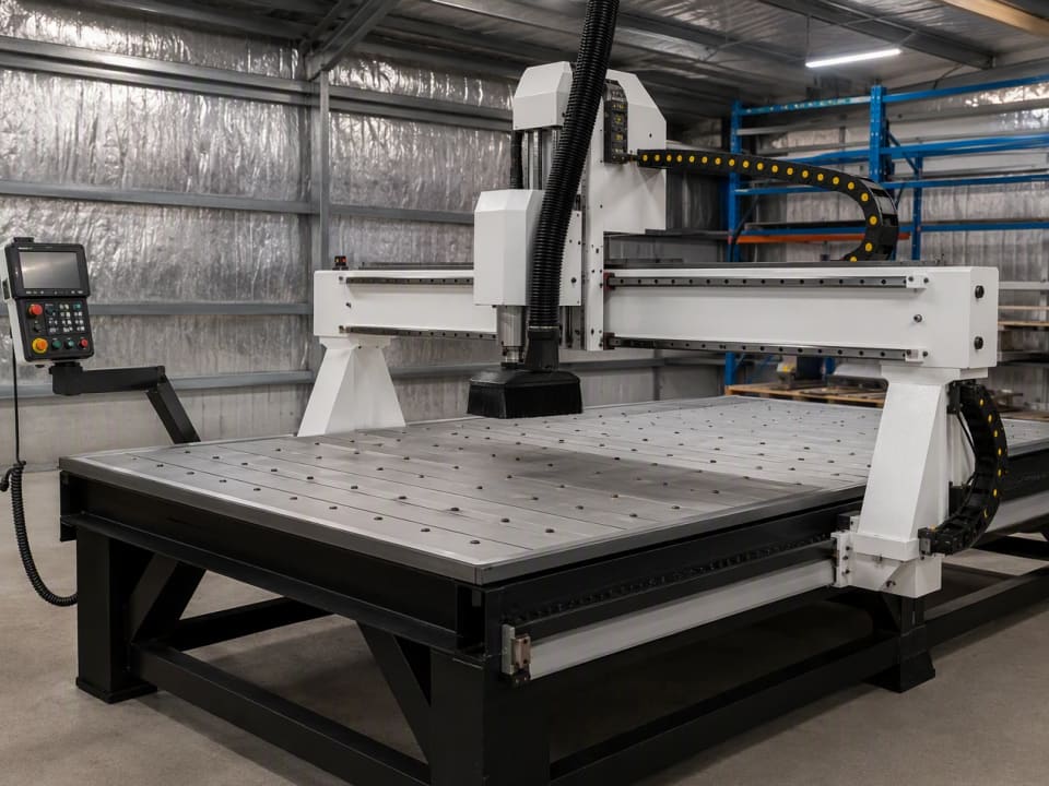 Illustration of a CNC router